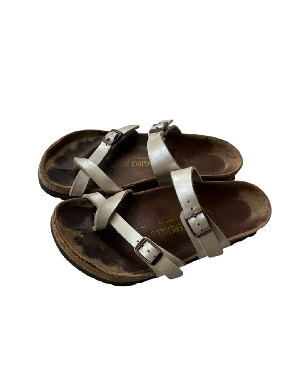 Birkenstock Mayari thong sandals light pearl size 38 US 7
